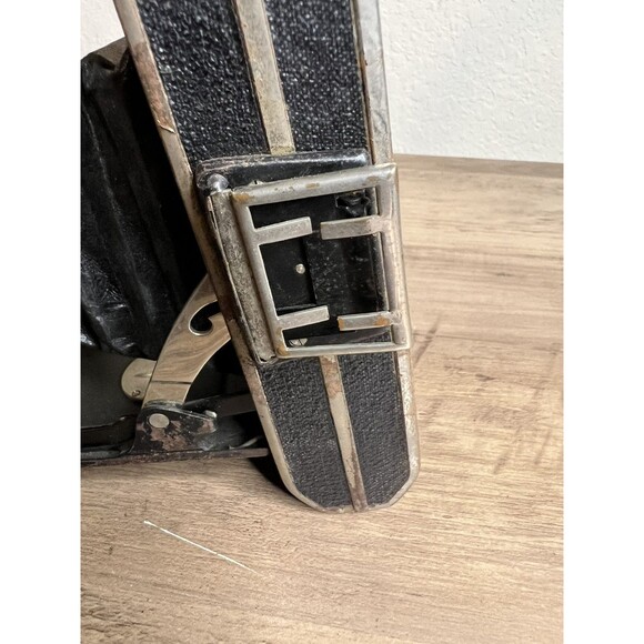 Stelo 6x9 Folding Camera W/ 105mm F4.5 Weltar Lens Antique Germany For Parts VTG - Picture 8 of 12